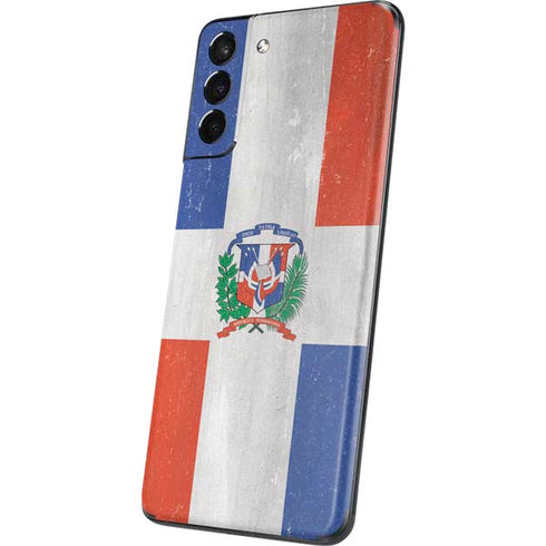 Dominican Republic Flag Faded Galaxy S21 5G Skin